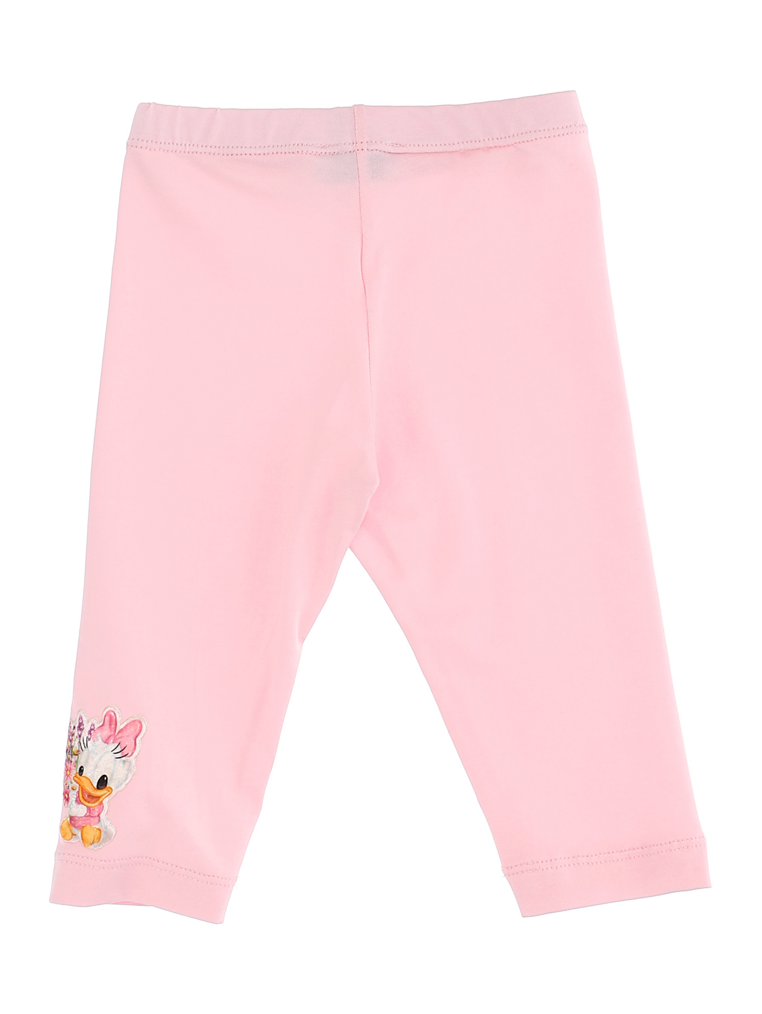 Monnalisa Floral-embroidered Leggings In Pink