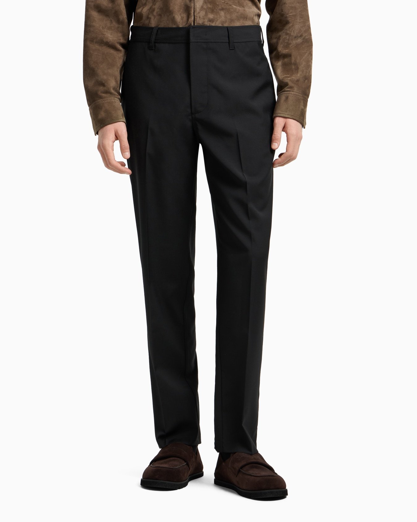 EMPORIO ARMANI EMPORIO ARMANI PLEAT DETAILED TAILORED TROUSERS