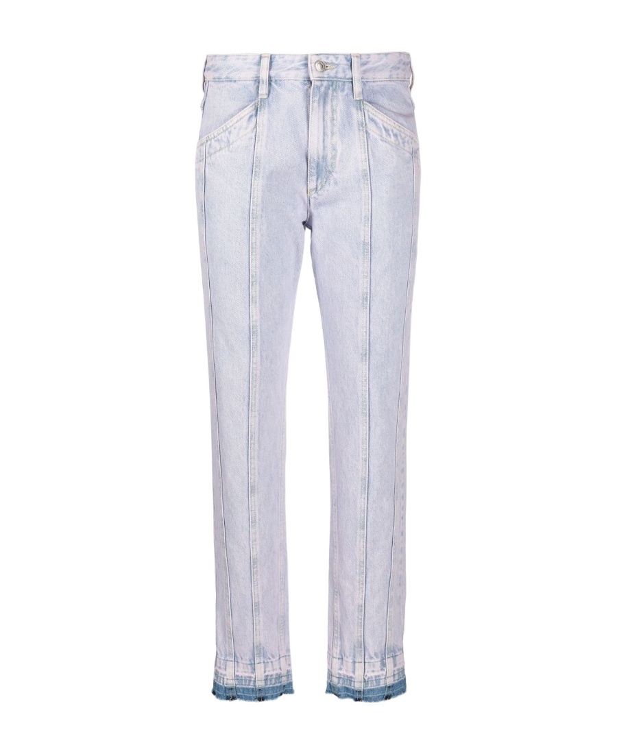 Isabel Marant Étoile Low-rise Slim-cut Jeans In White