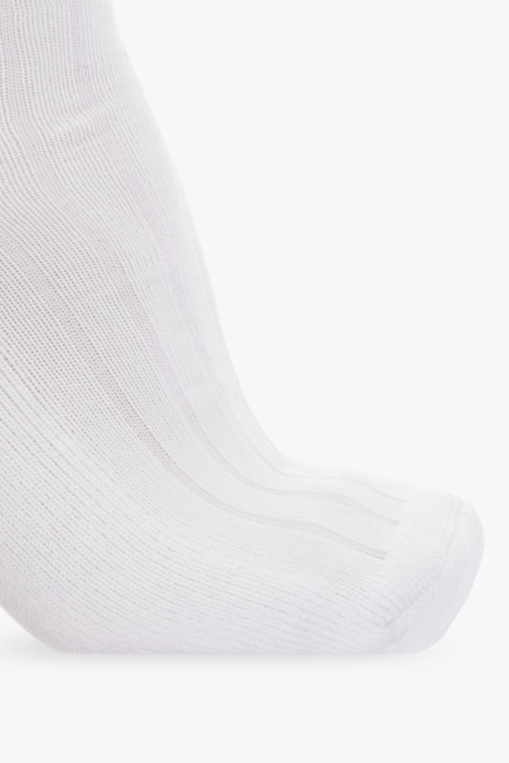 Gucci Calzini In Cotone Con Incrocio Gg Tondo In White