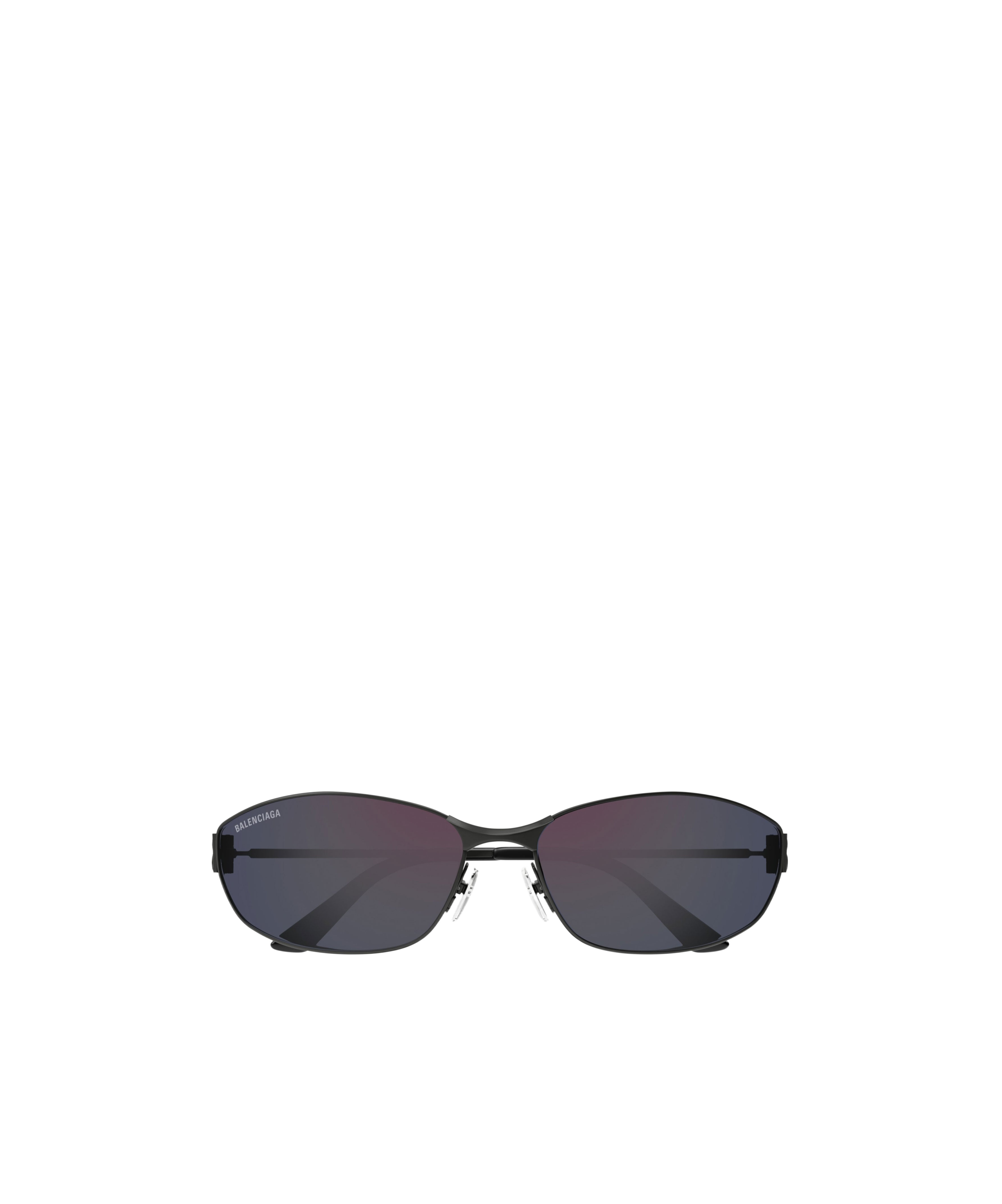 Balenciaga 62mm Oversize Rectangular Sunglasses In Black