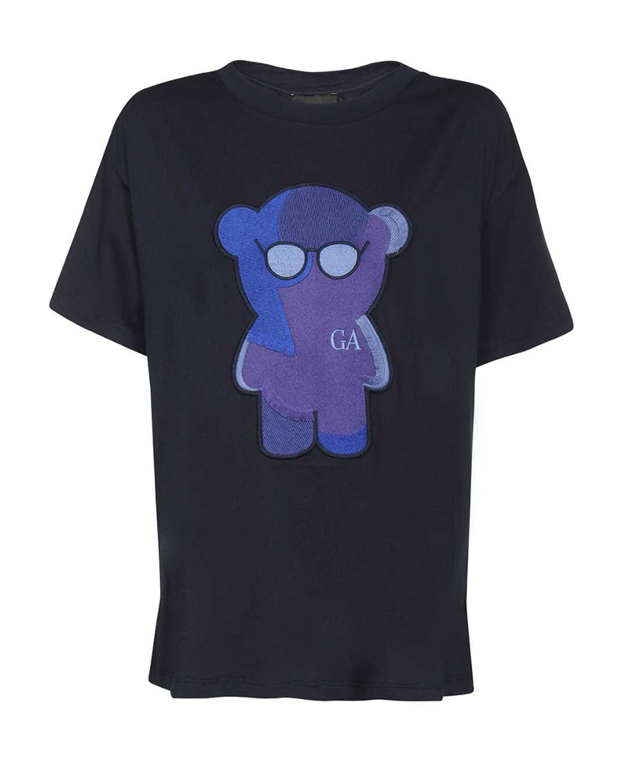 EMPORIO ARMANI MANGA BEAR PATCH T-SHIRT 