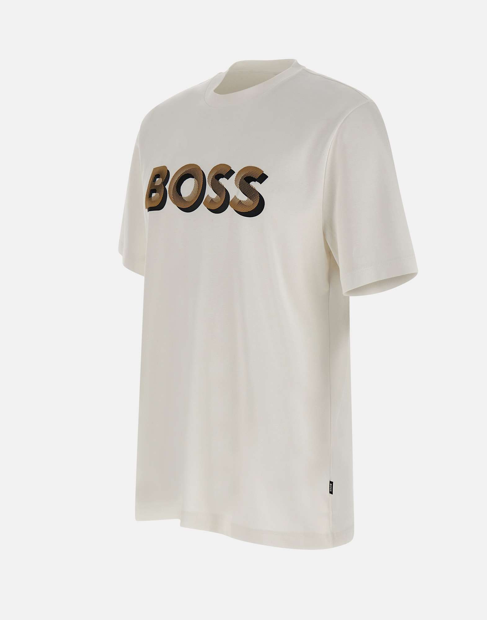 Hugo Boss Cotton Logo T-shirt For Everyday Wear In White