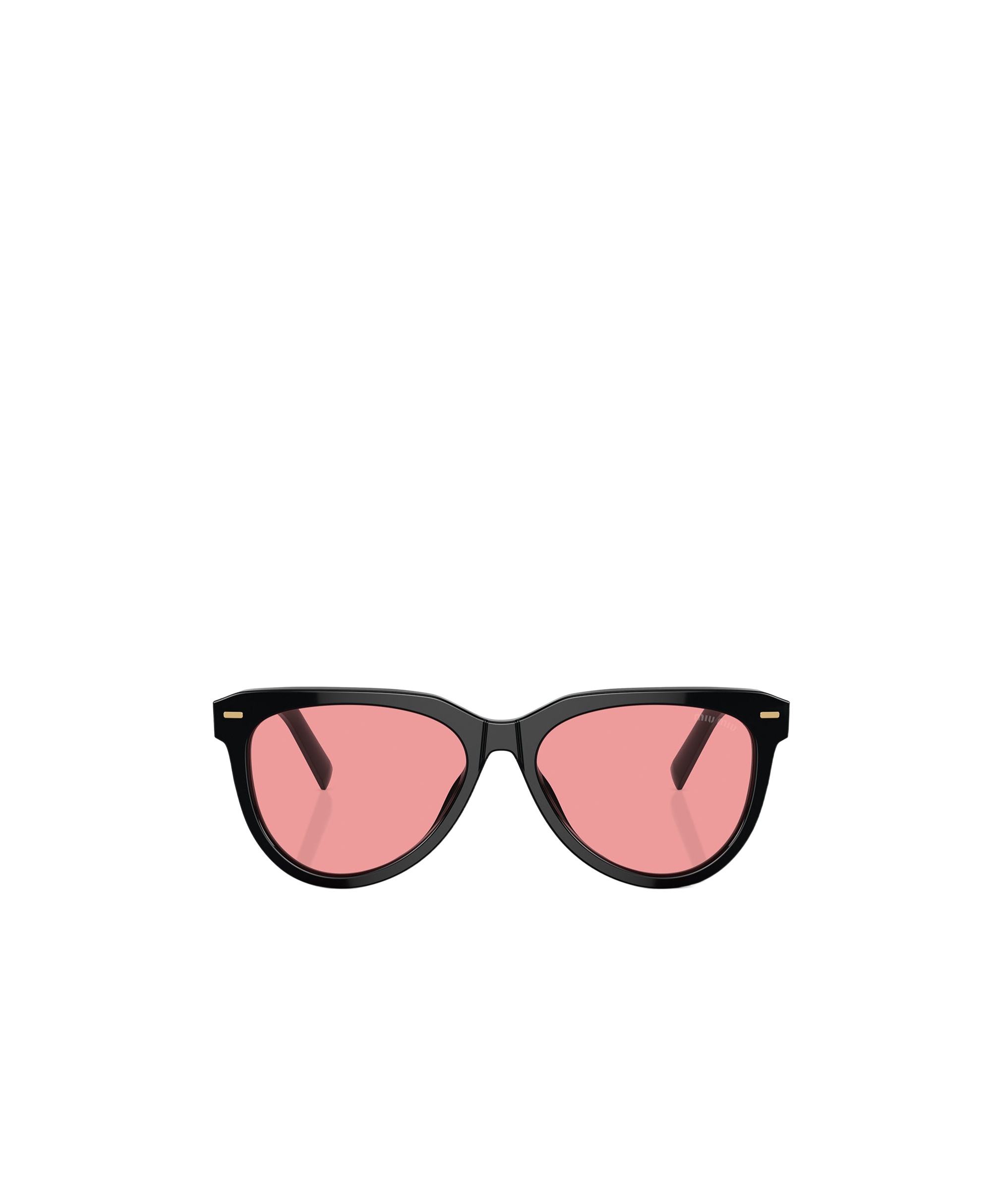 Miu Miu 0mu 12zs 16k1d0 Black Sunglasses In Pink