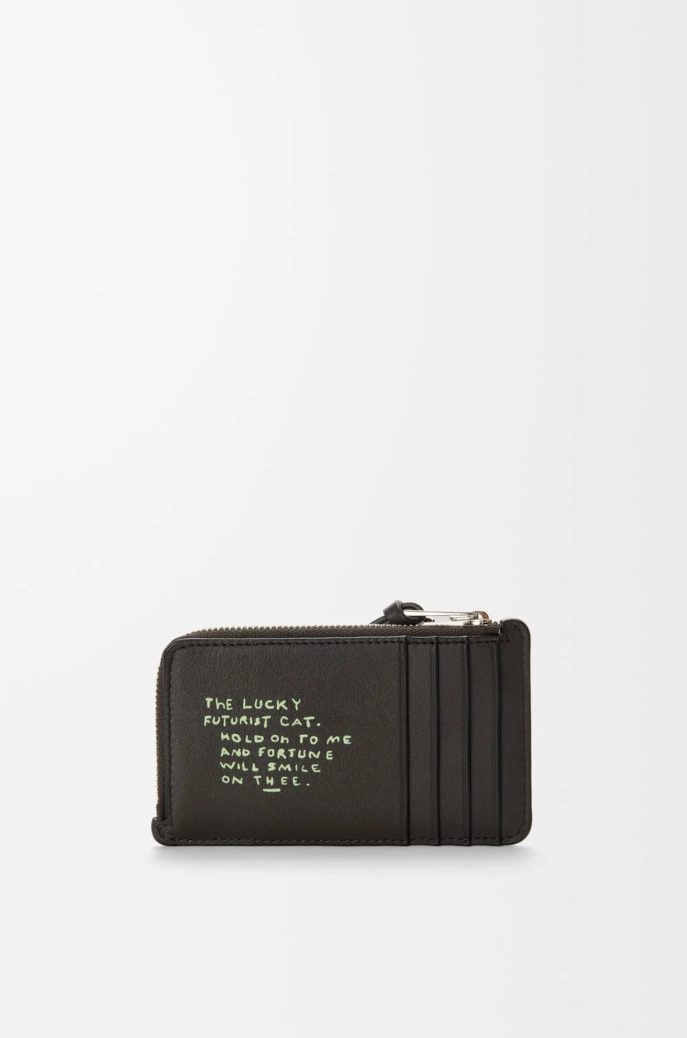 Loewe Zip Wallet In Black