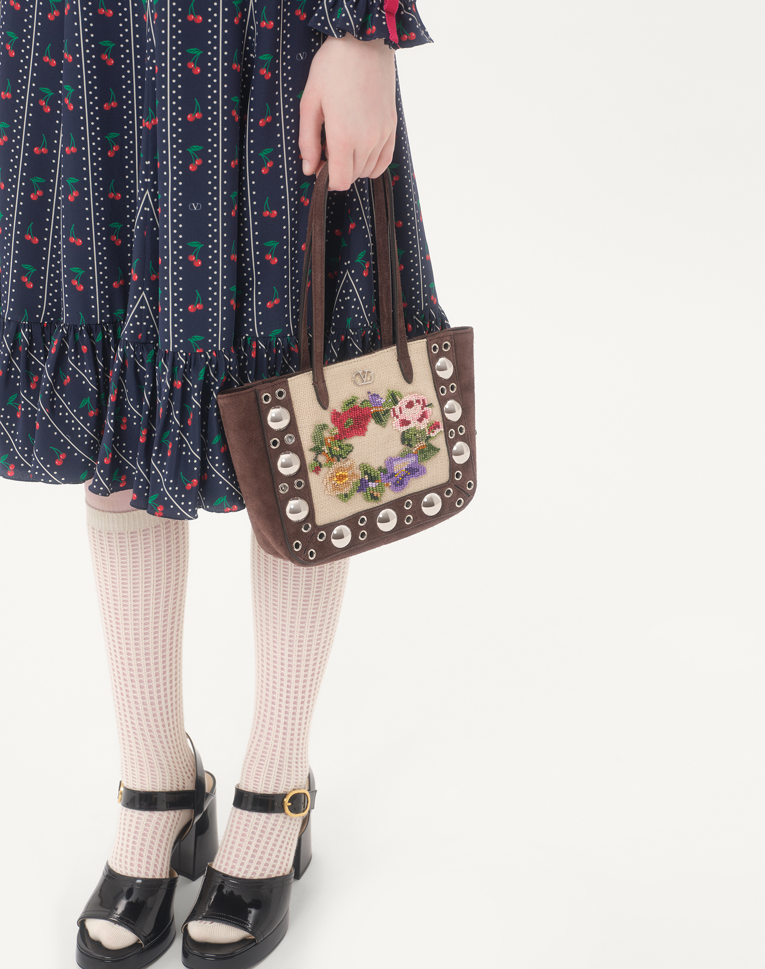 Valentino Brown Nellcote Tote Bag