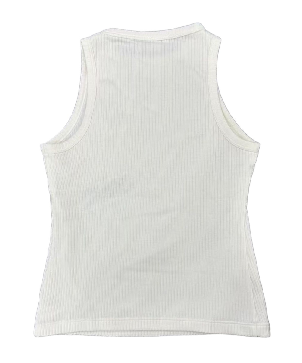 Alexander Mcqueen Sleeveless Vest In White