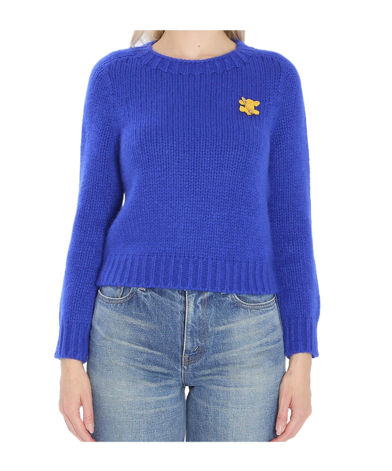 Celine Long-sleeved Sweater In Blue