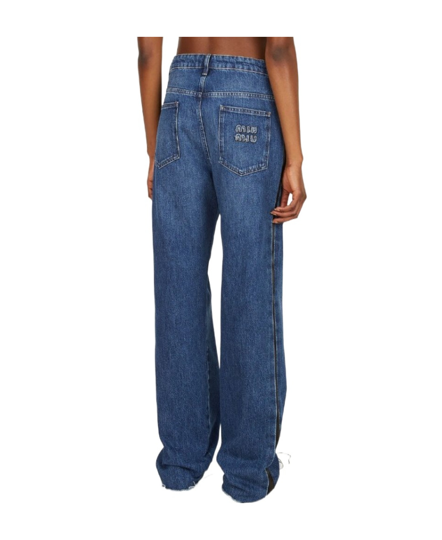 Miu Miu Straight Jeans In Blue