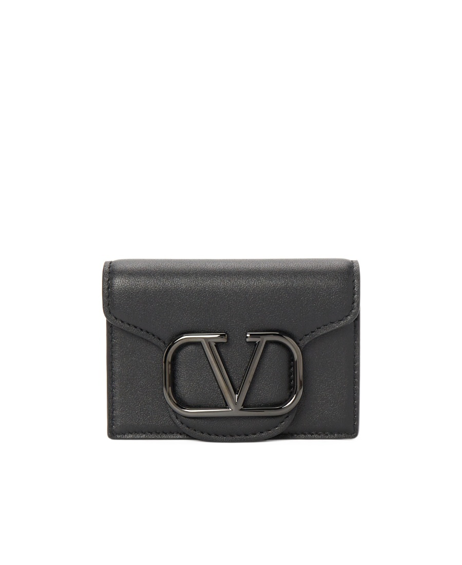 Valentino Flip Wallet In Black