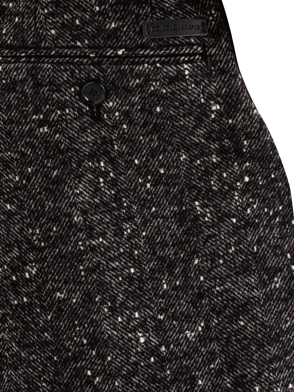 Dolce & Gabbana Side-pockets Drawstring Trousers In Black