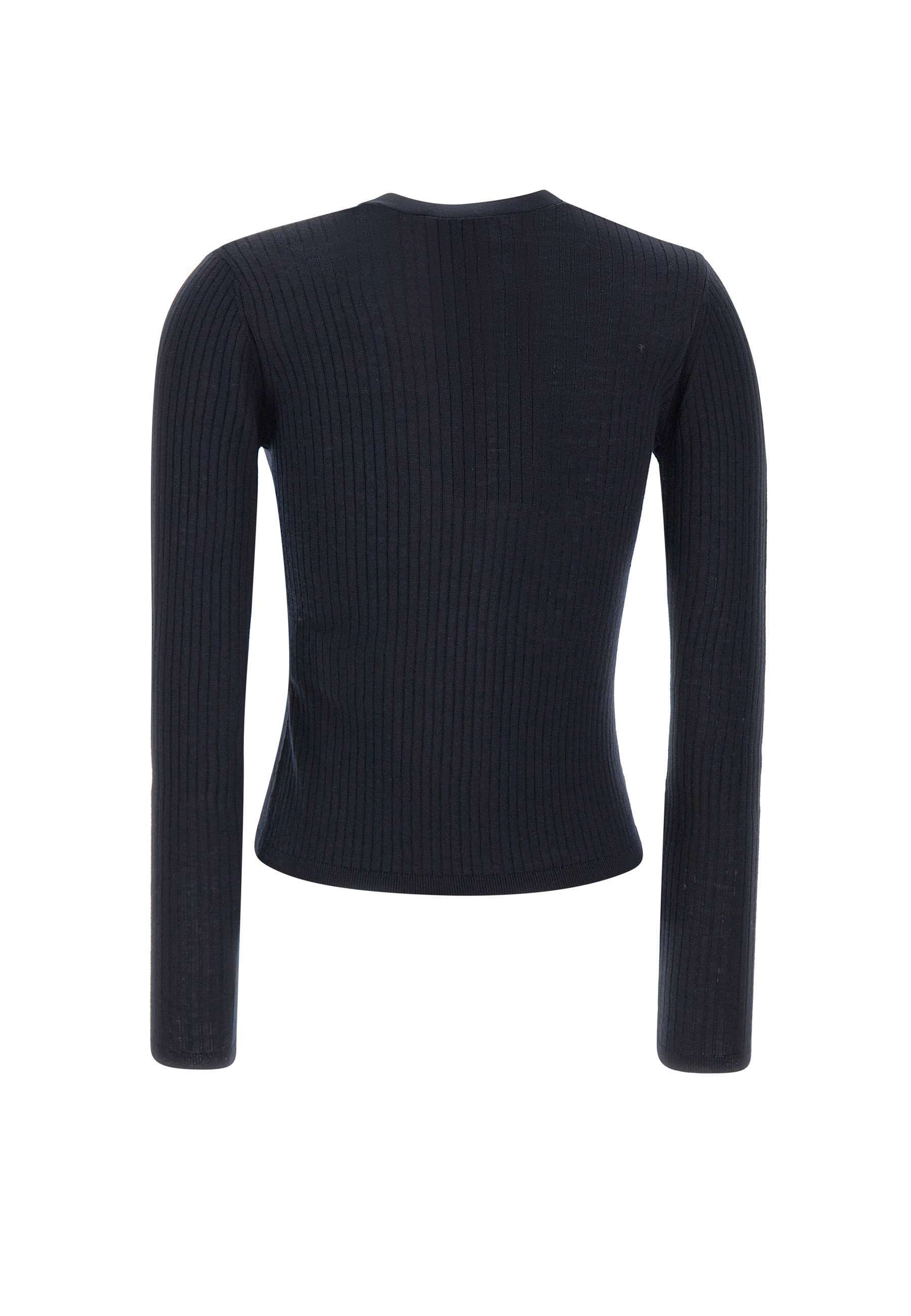 Max Mara Studio Potus Button-up V-neck Cardigan In Blue