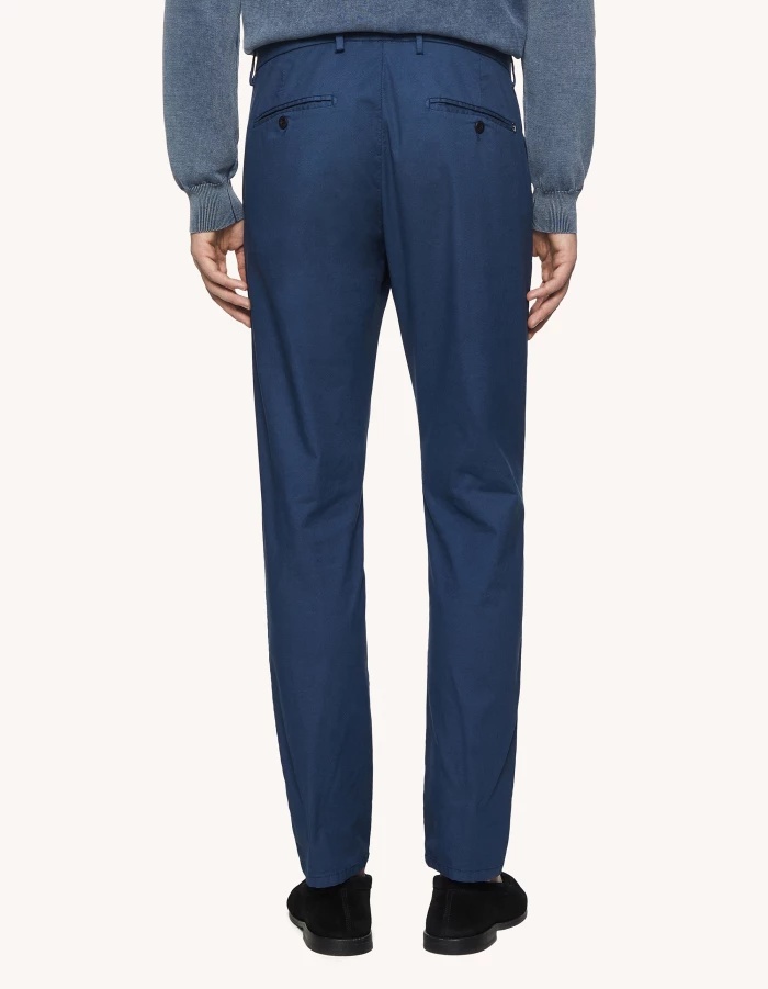 Dondup Belt Ring Casual Pants In Blue