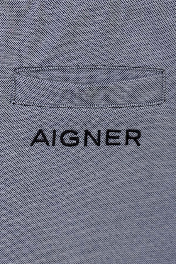 Aigner Logo-patched Bermuda Shorts In Gray