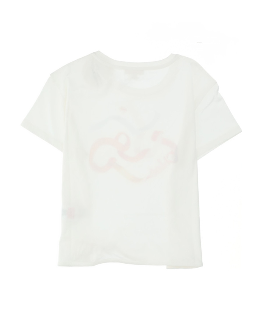 Chloé T-shirt With Round Neck And Short Sleeves In White