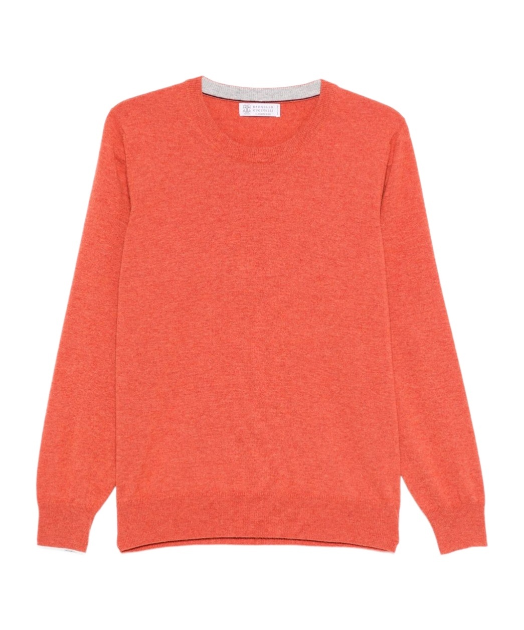 Brunello Cucinelli Round-neck Sweater In Red