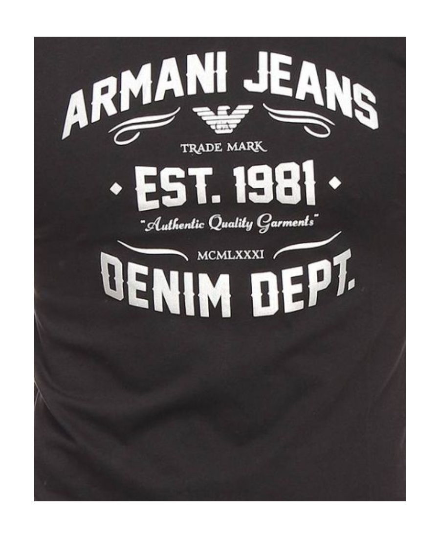 ARMANI JEANS PRINTED T-SHIRT WITH ROUND NECK