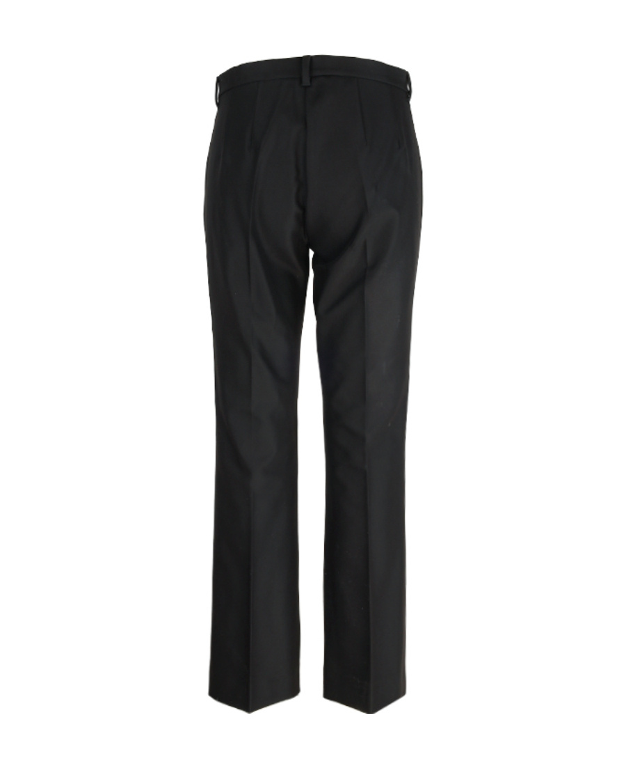 Max Mara Belt Ring Casual Pants In Black