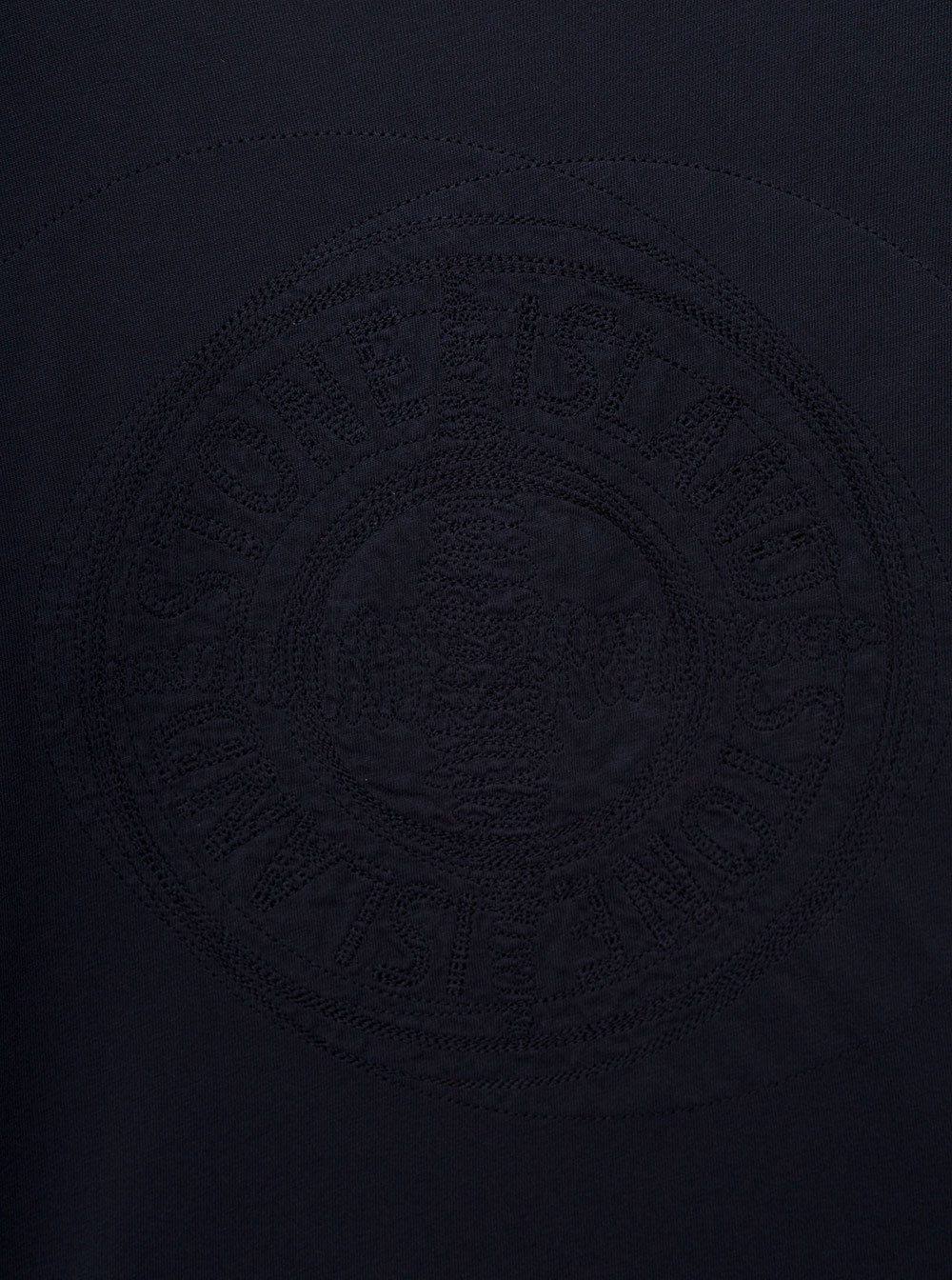 Stone Island Junior Logo-embroidered Crewneck T-shirt In Blue
