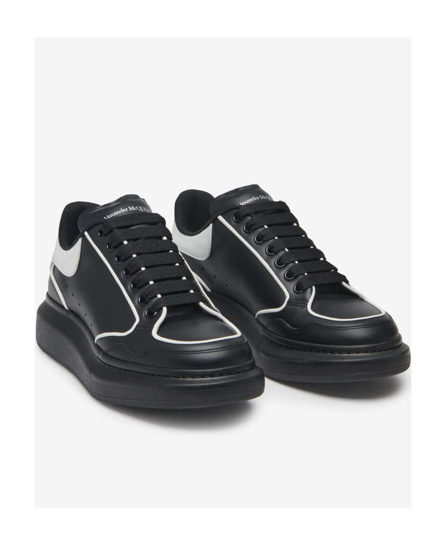 Alexander Mcqueen Oversized Low-top Sneakers In Black
