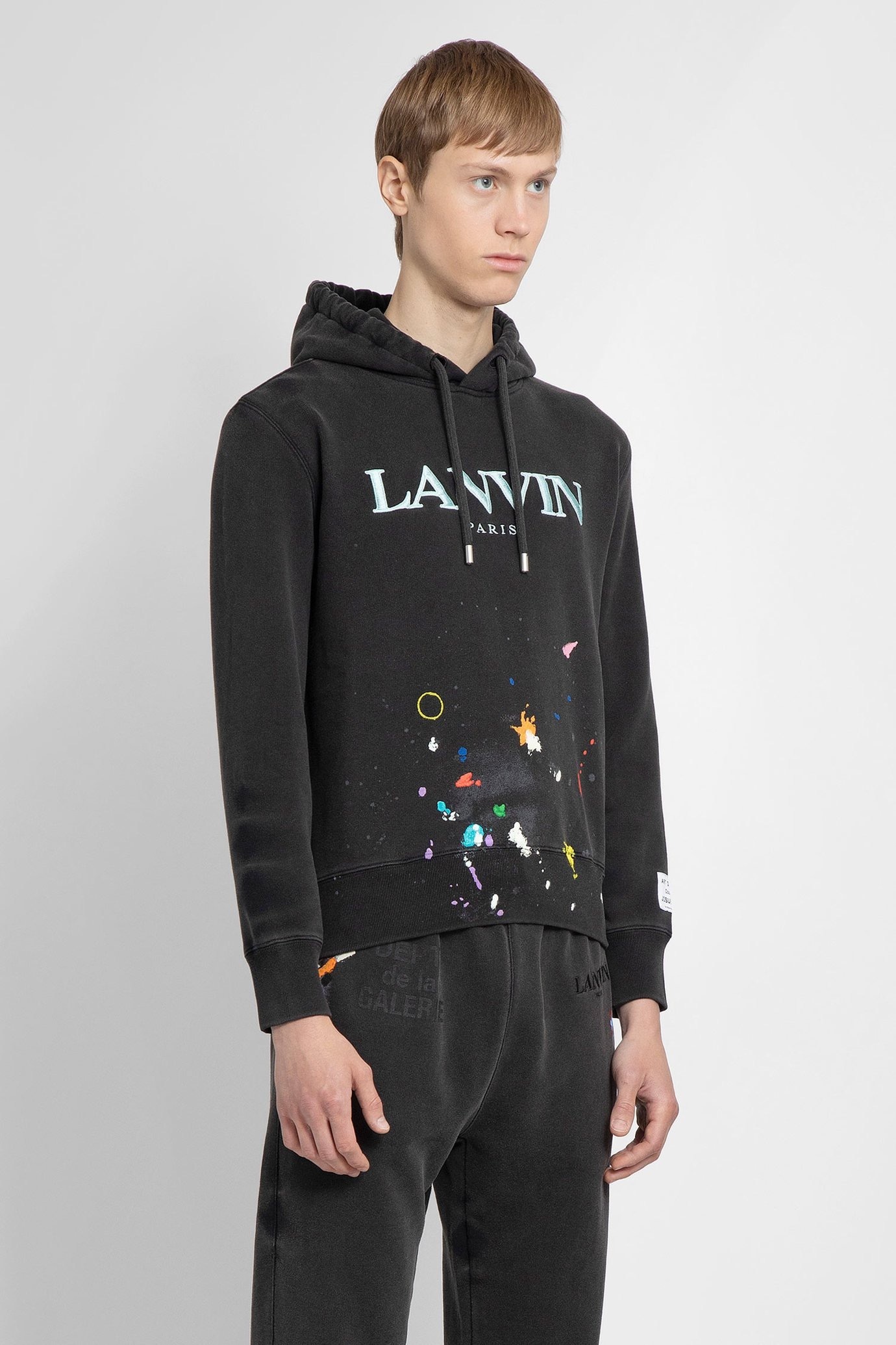 Lanvin Logo Sweater In Black