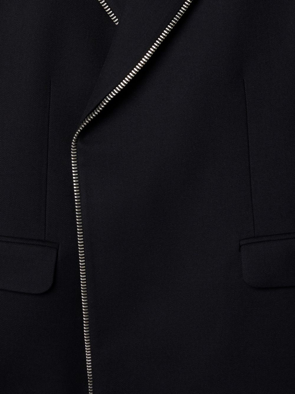 Off-white Off White Man Black Wool Blazer In Black