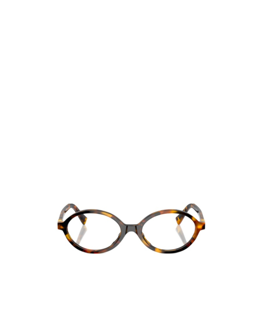 Miu Miu Geometric Flat Mirror In Brown