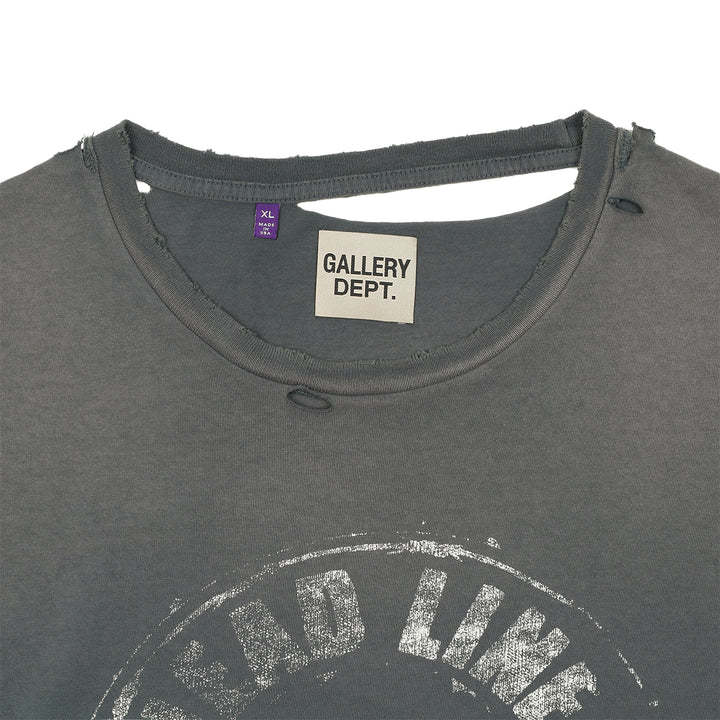 Gallery Dept. T-shirt With Broken Holes In Black