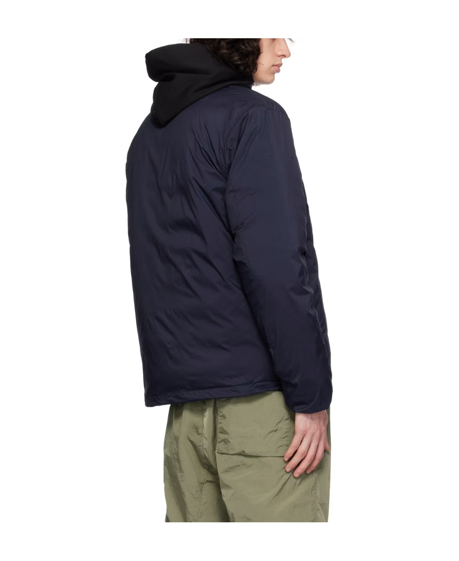 Canada Goose Down-feather Logo-patch Jacket In Black