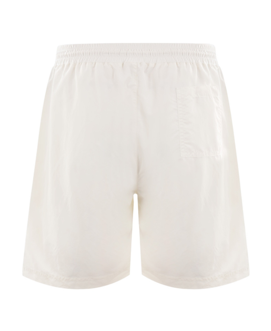 Brunello Cucinelli Logo-embroidered Drawtsring Swim Shorts In White