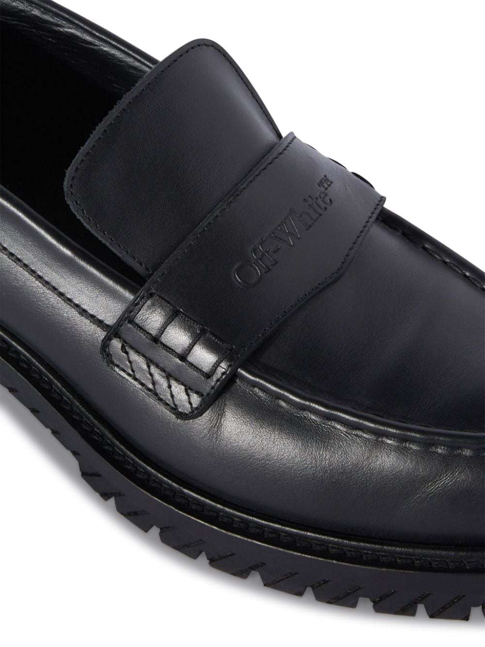 Off-white Off White Men Loafer With Logo In Black