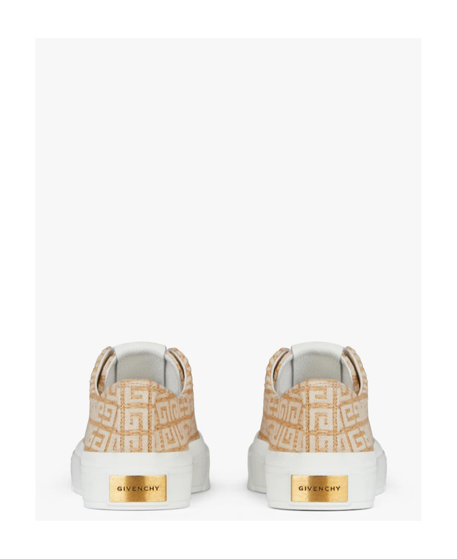 Givenchy Sneakers City Sport In 4g Raffia In Beige