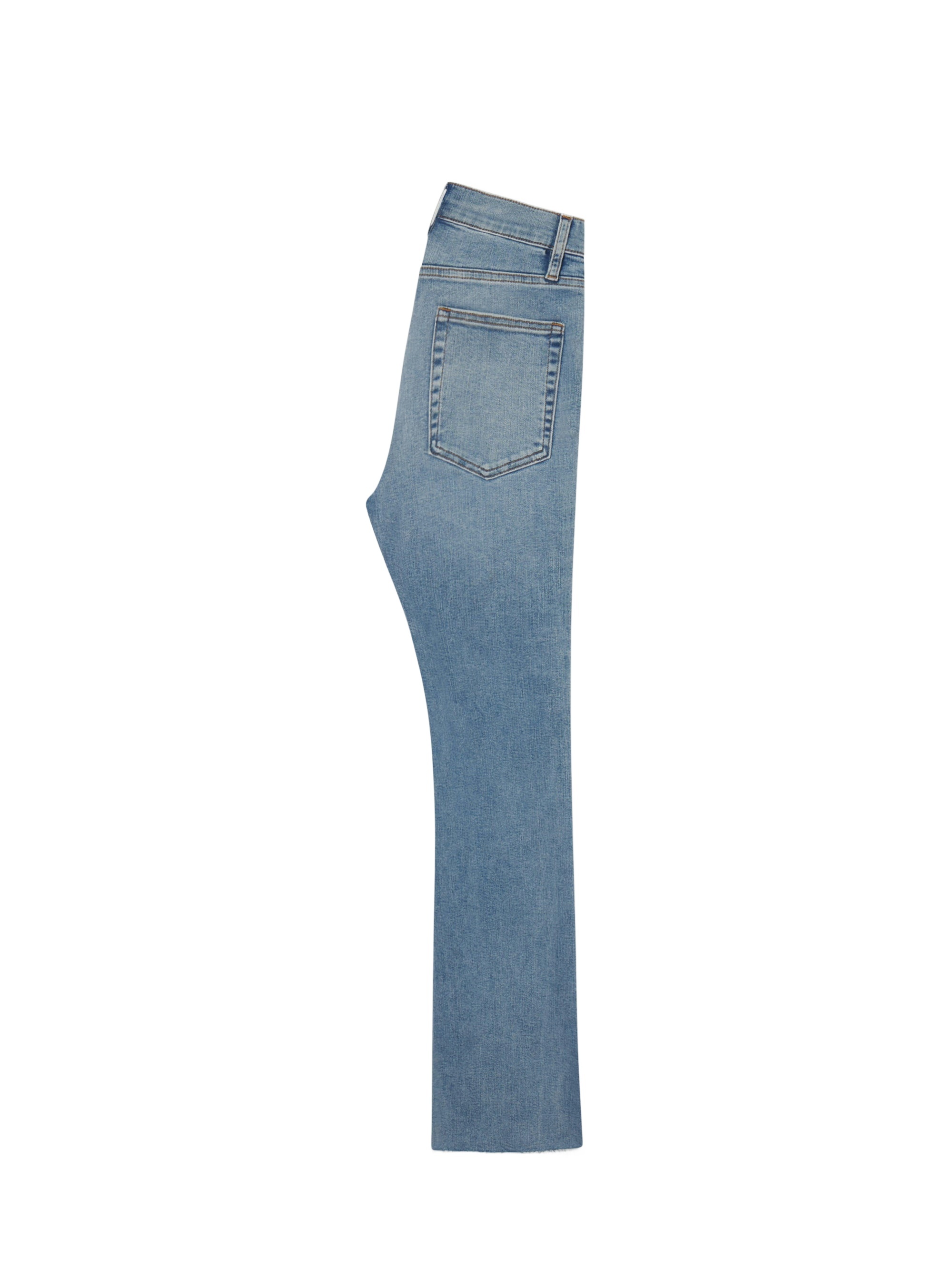 Frame Mid Rise Flare In Blue