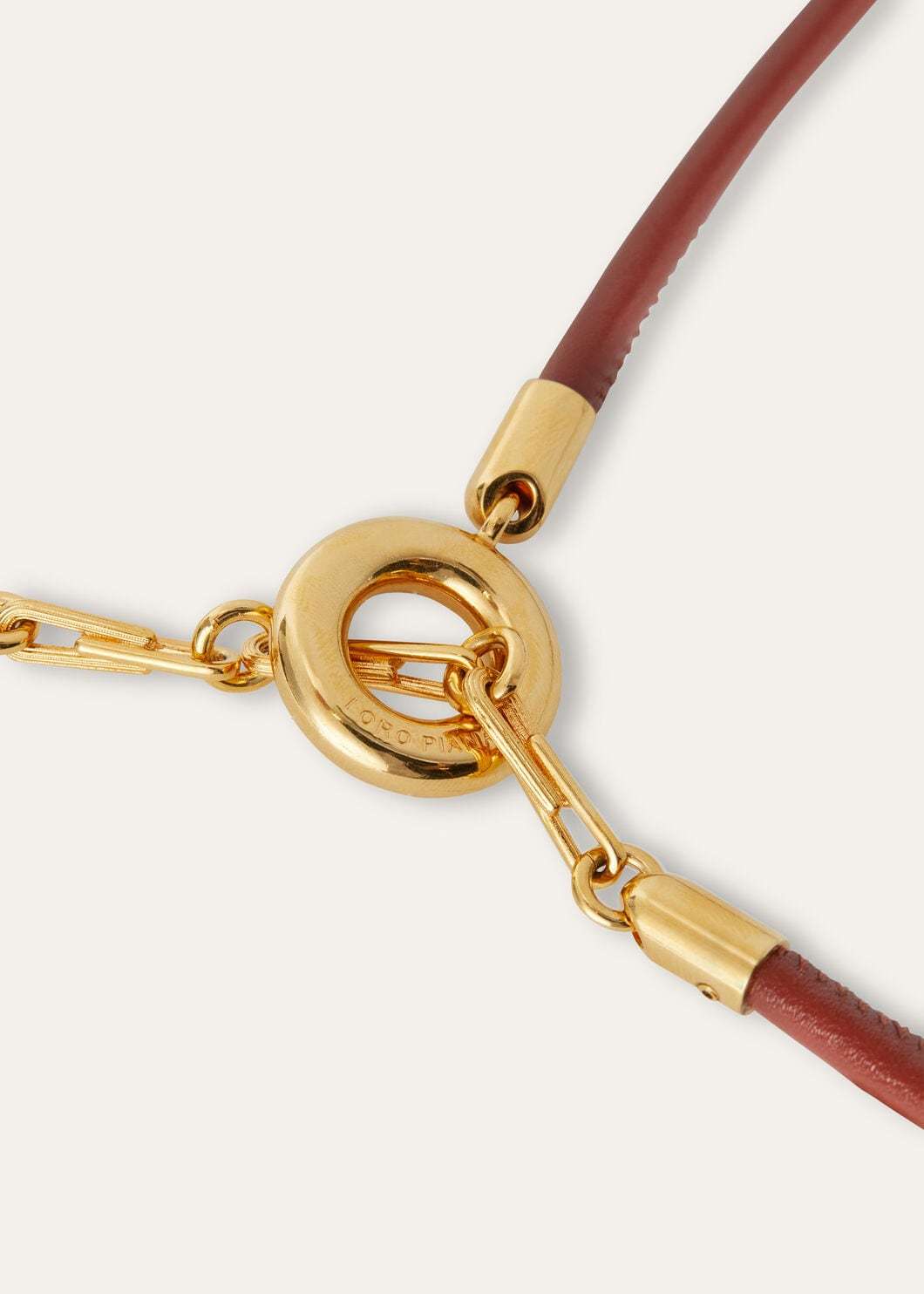Loro Piana Ghiera Necklace In Sunny Gold/deep Kummel Color