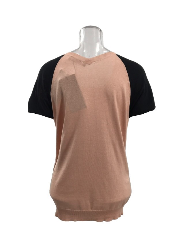 Max Mara Short-sleeved Sweater In Brown