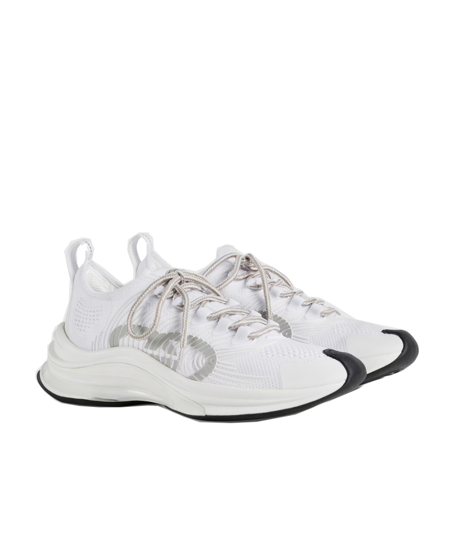 Gucci Run Lace-up Sneakers In White