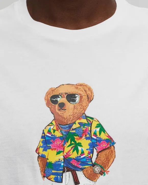 POLO RALPH LAUREN POLO RALPH LAUREN CLASSIC FIT POLO BEAR JERSEY T-SHIRT