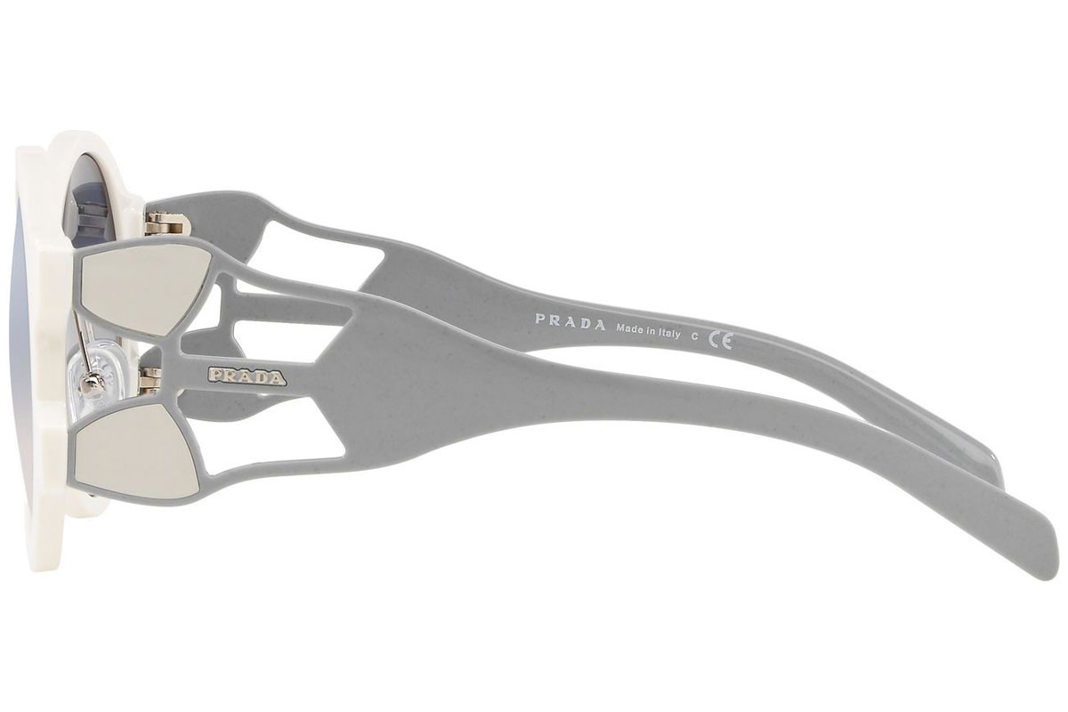 Prada Logo Gradient Sunglasses In White