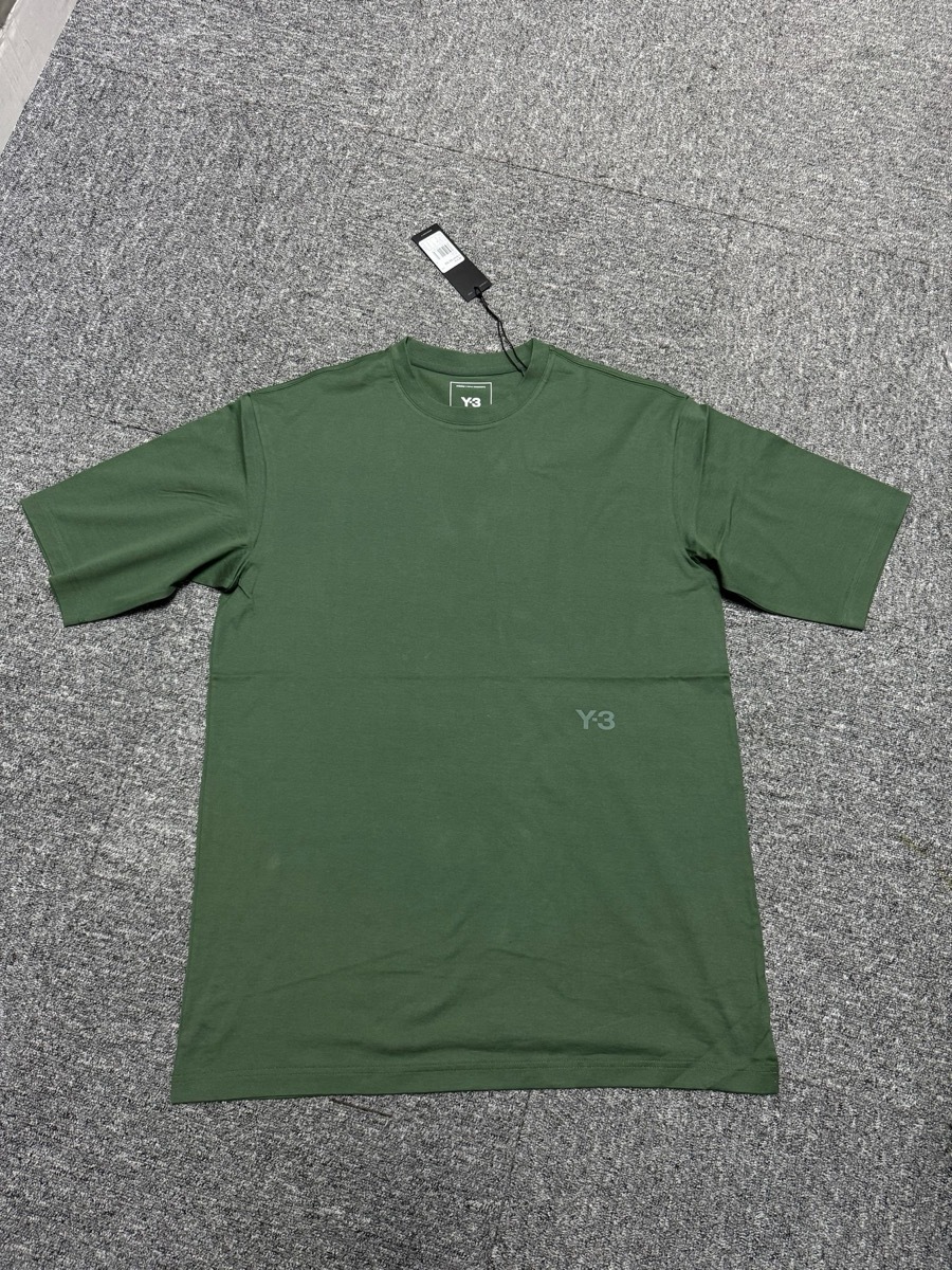 Y-3 Boxy Short Sleeve Tee In Green