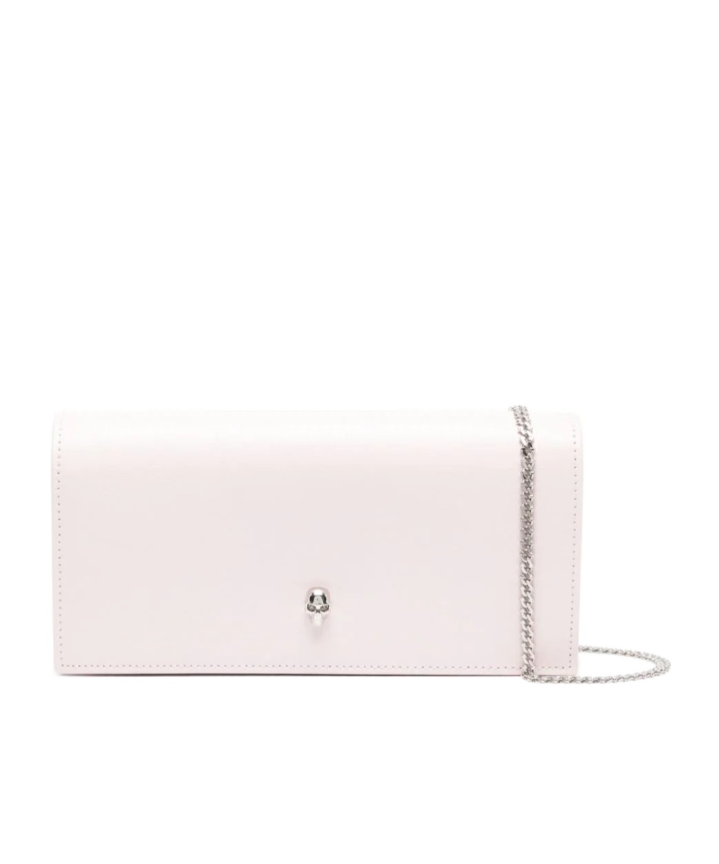 Alexander Mcqueen Skull-stud Leather Crossbody Bag In Pink