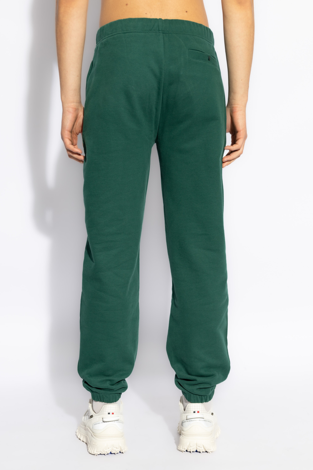 Moncler Elastic Waist Sweatpants In Green
