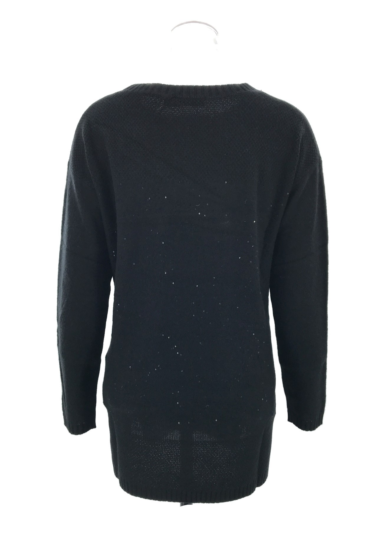 Max Mara Long-sleeved Sweater In Black