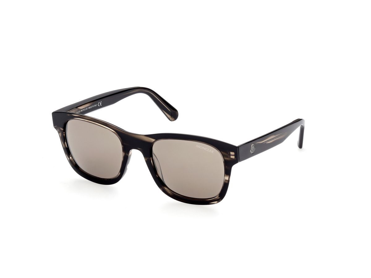 Moncler Eyewear Square Frame Sunglasses In Nude