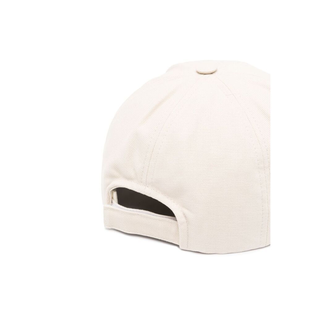 Isabel Marant Logo Embroidered Curved-peak Baseball Cap In White