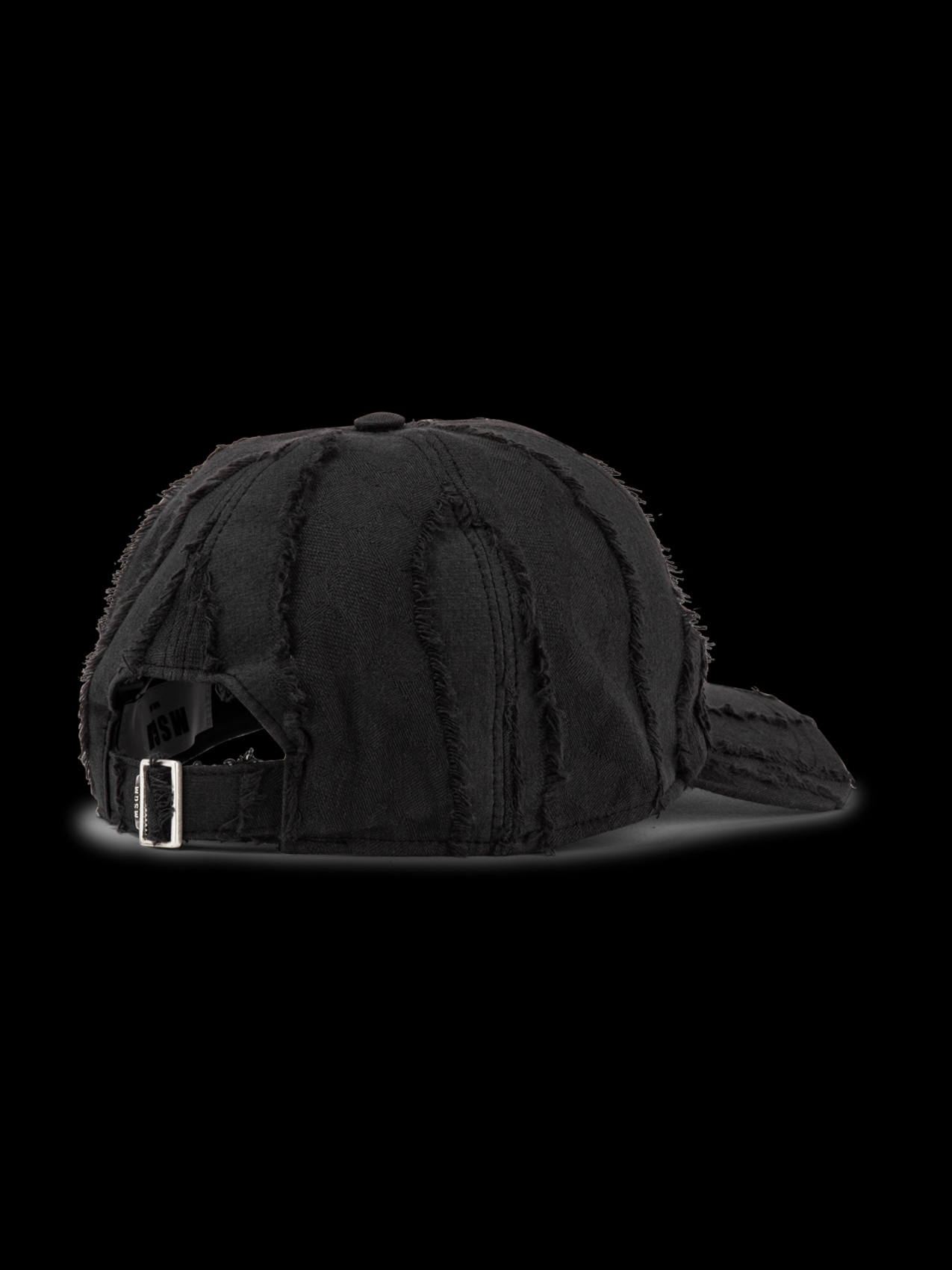 Msgm Logo Baseball Cap In Black