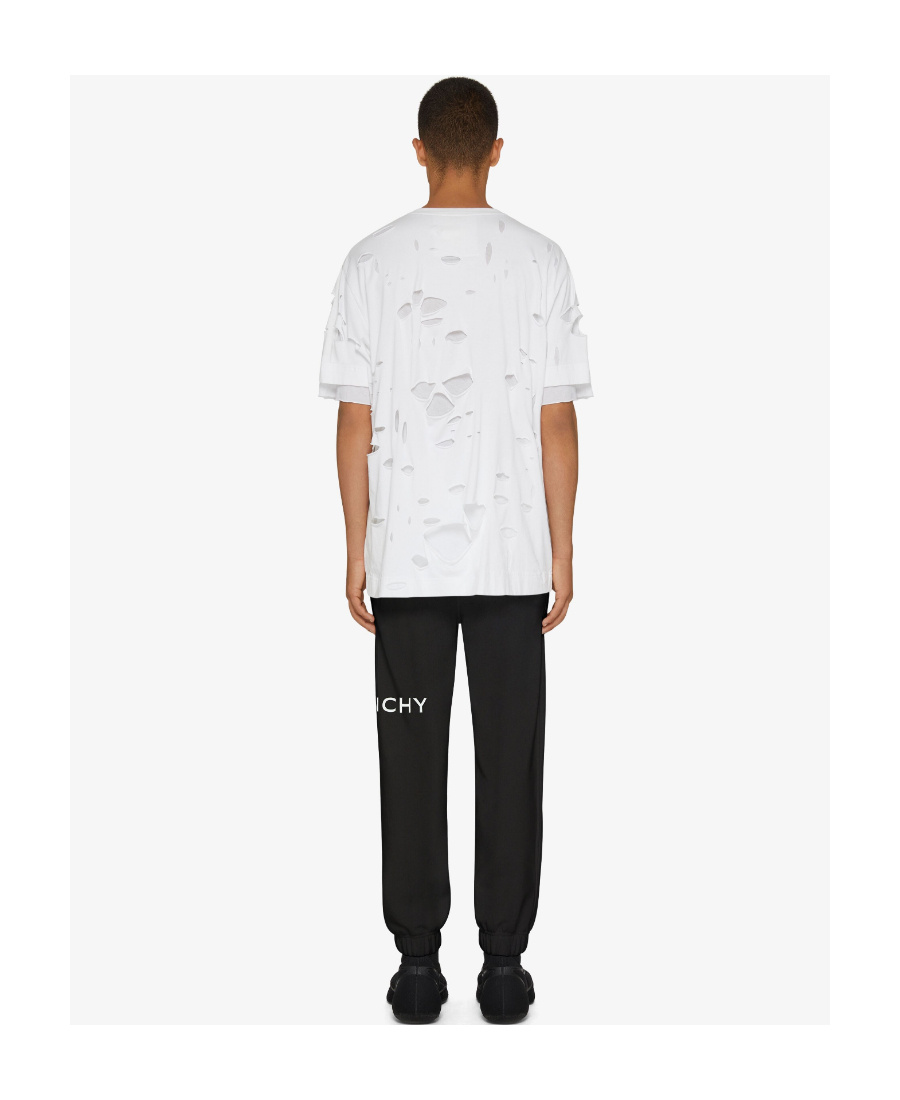 GIVENCHY GIVENCHY LOGO PRINTED REAR-WELT POCKETED TRACK PANTS