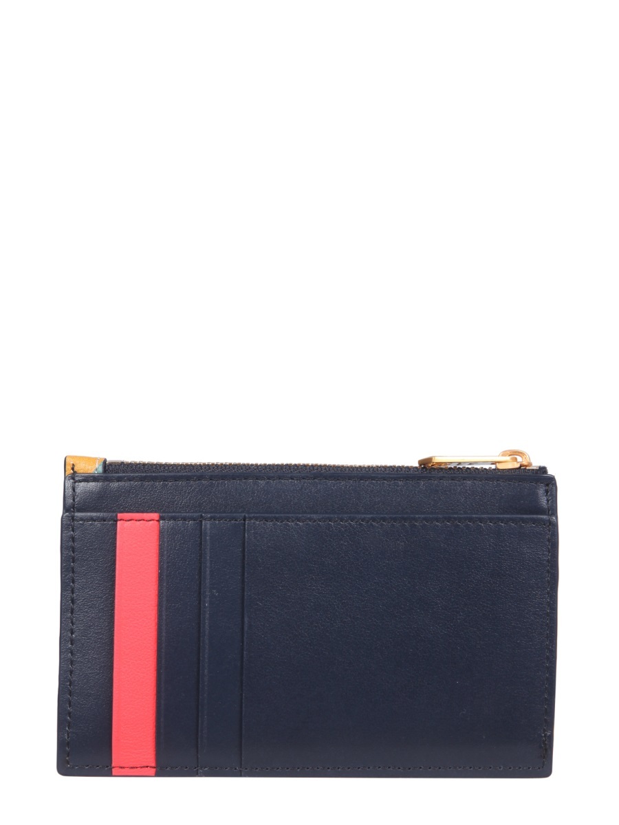 Paul Smith Swirl Printed Cardholder In Multicolor