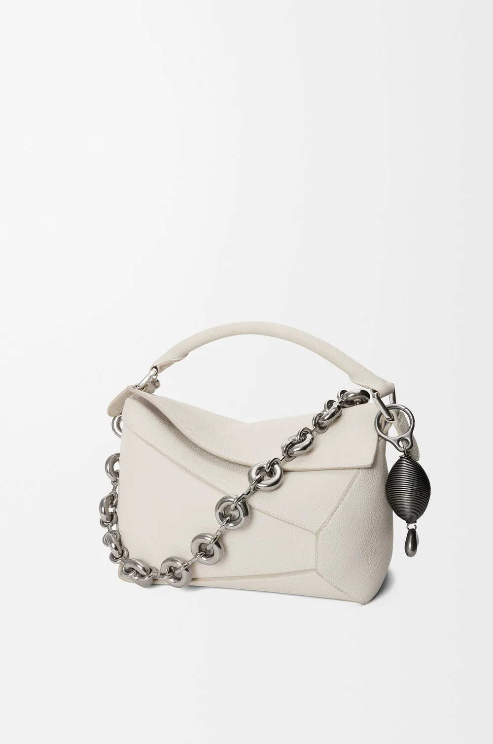 Loewe Detachable Chunky Chain Strap In Silver