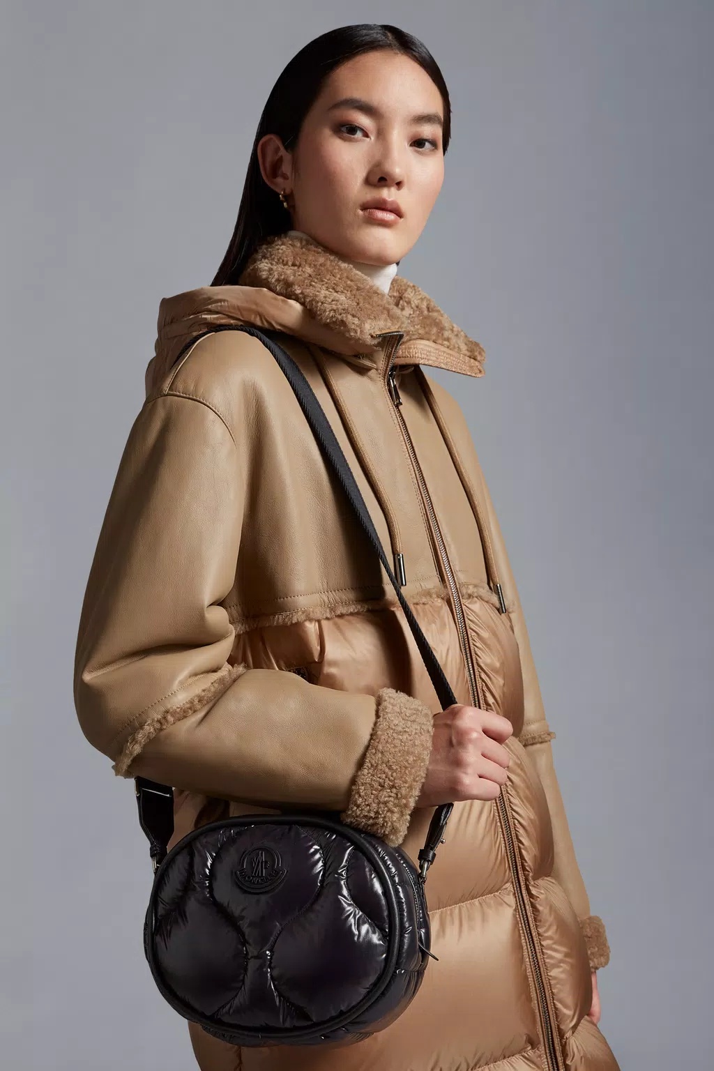 Moncler Shoulder Bags In Black