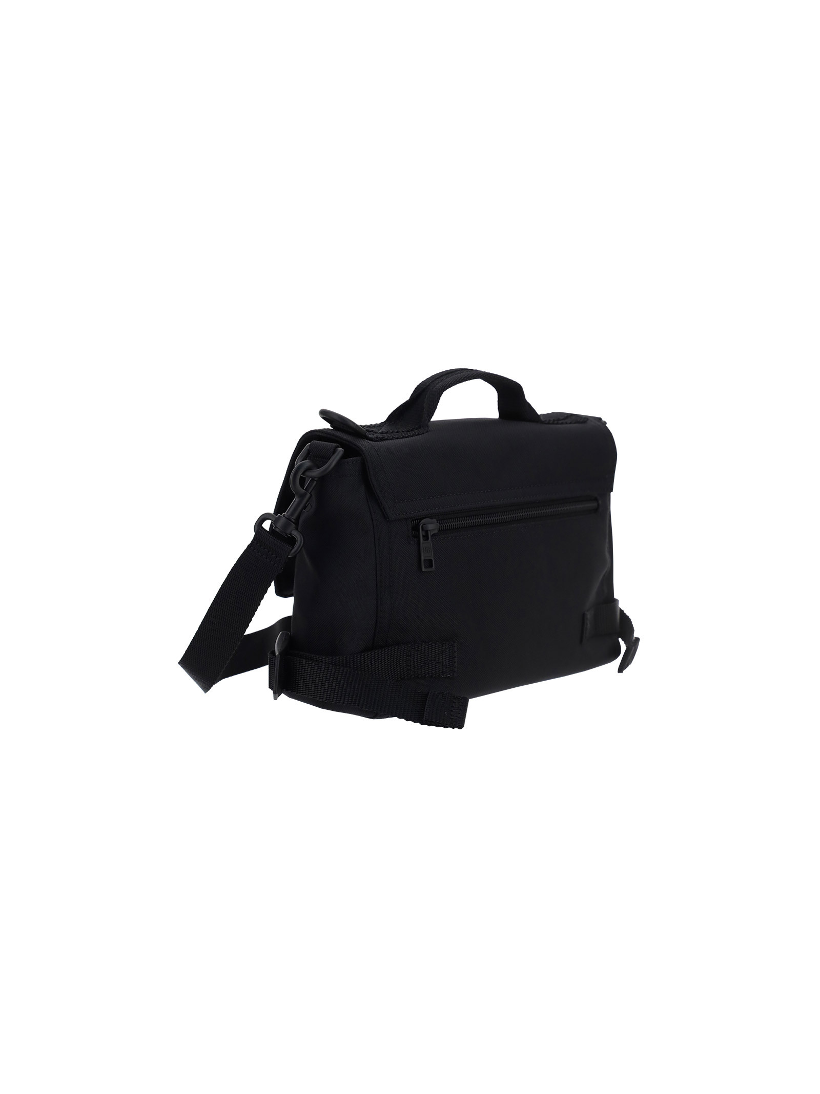 Balenciaga Army Embroidered-logo Messenger Bag In Black